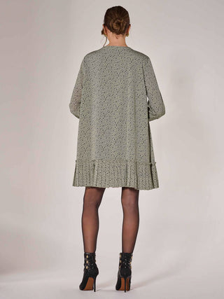 Long Sleeve Shirt Dress, Khaki Spot